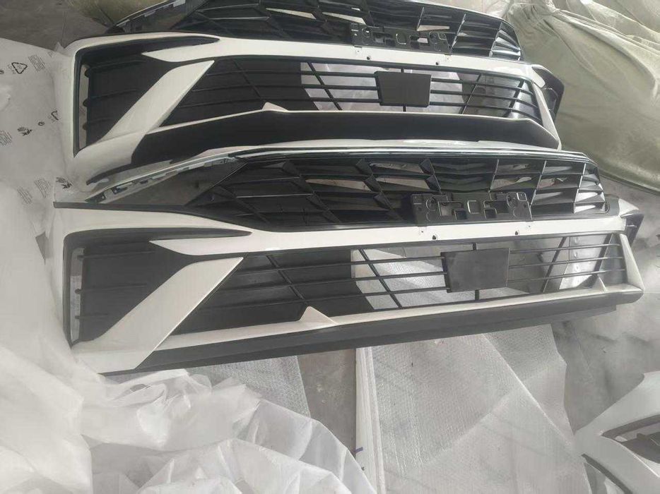 Бампер передний сборе крашенный белый Елантра 2024- (китай сборка)