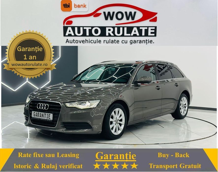 Audi A6 2014 2.0D E6 Garantie 12 Luni Rate Avans 0 Doar Cu Buletinul