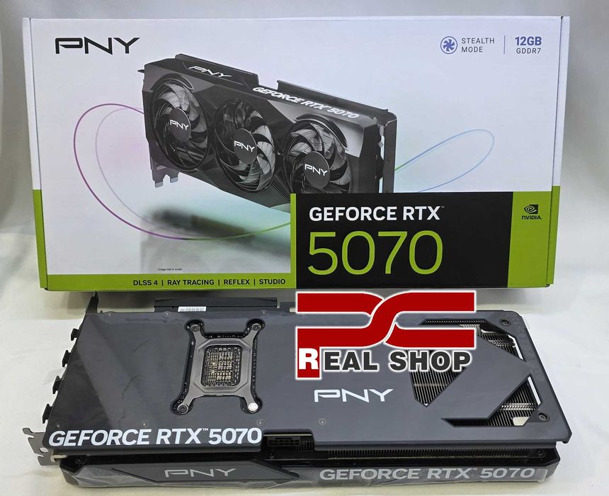 NEW! Гарантия 1 год! PNY RTX 5070 12GB GDDR7 192BIT 2K/4K (PALIT)