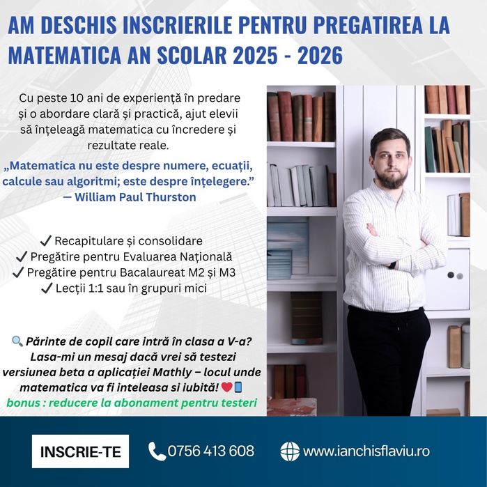 Meditatii matematică Simeria