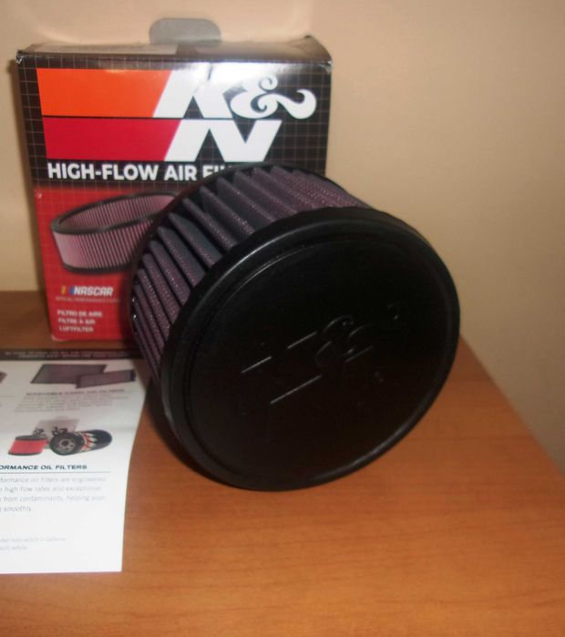 Спортен филтър K&N-оригинал, отвор 89мм, нов, промо цена!