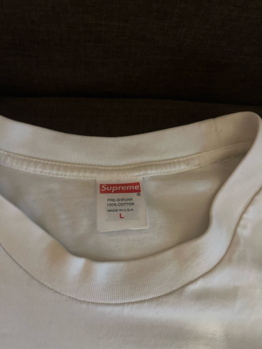 supreme L тениска на young boy collab