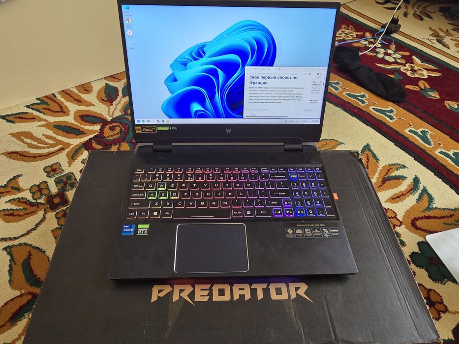 Acer predator helios 300 2k 165hz