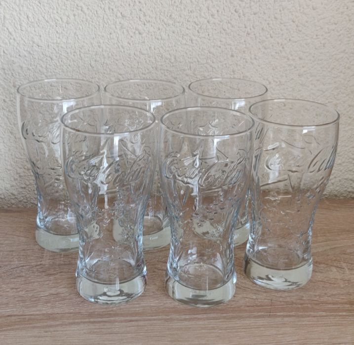 Set 6 pahare Coca Cola