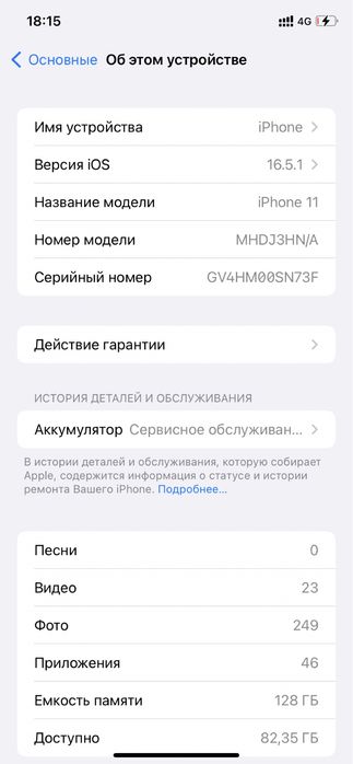 Iphone 11 White 128 Gb