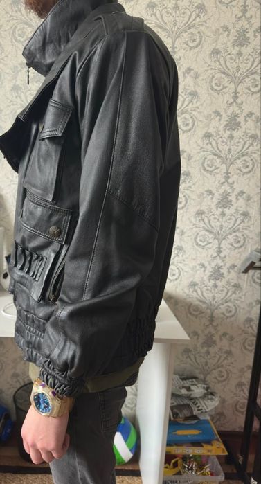 Куртка кожаная  натуральная