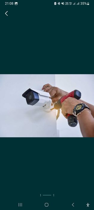 Установка видеонаблюдения