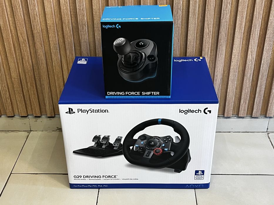 Logitech G29 Волан Педали и Шифтър Като Нови