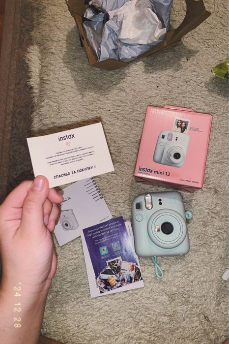 Instax mini 12 зелёный