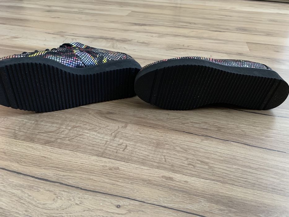 Pantofi Creative Shoes, cu siret, din piele naturala, mărime 38