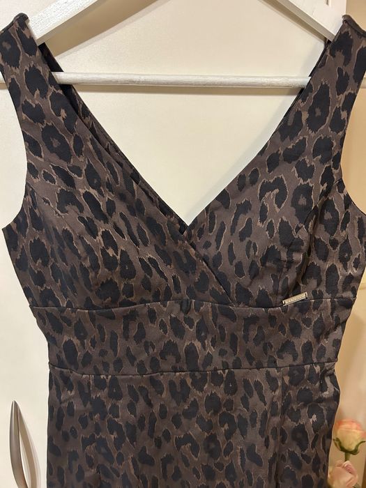 Lucy, леопардова миди рокля, S/M размер