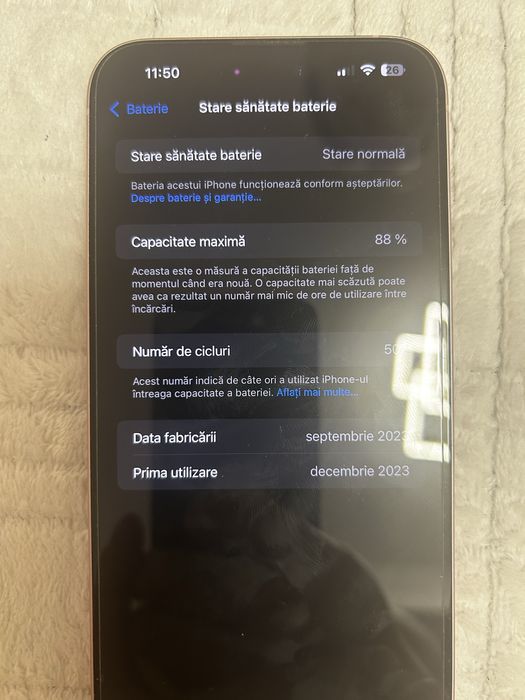 Vand iphone 15 plus impecabil