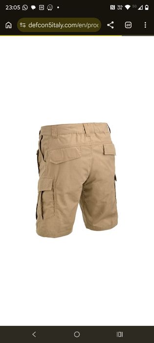 Pantaloni scurti NOI tactici militari Defcon 5 XL