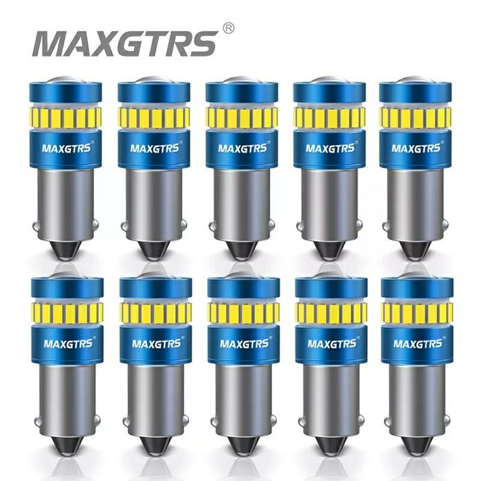 Set Două Becuri Led T4-BAX9S/15D/5630 Cu Pinii de 150° Lumina Alb-Rece