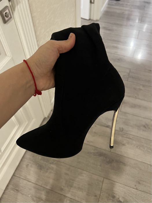 Ботфорты из замши