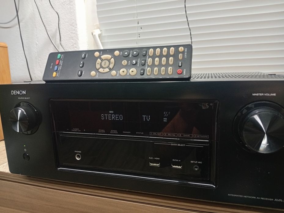 7.1 канален мрежов ресивър DENON AVR-X 2000 4K HDMI
