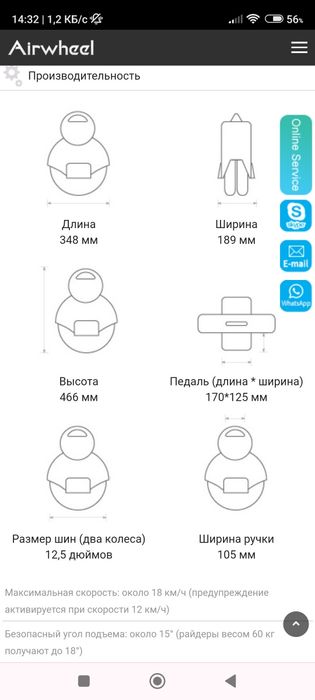 Моноколесо Airwhell  новый СРОЧНО