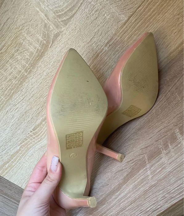 Pantofi superbi, eleganți, Stilleto, cu vârf ascuți, roz, 36