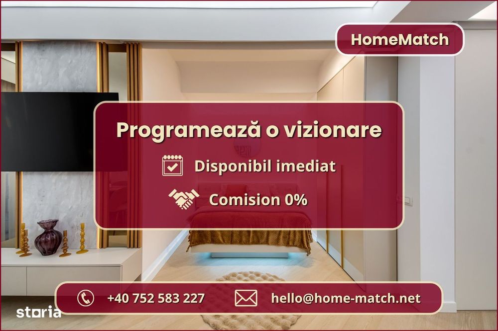 Cortina North || Studio premium || Prima închiriere || Comision 0%