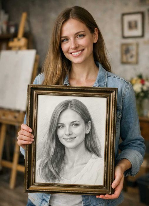 Portret pictat la comanda,caricaturi, manuale NU DIGITALE,tablouri