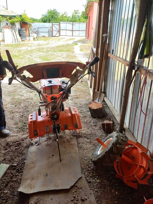 Motocultor RURIS 732 ACC cu remorca 450S + accesoriu tractat navigator