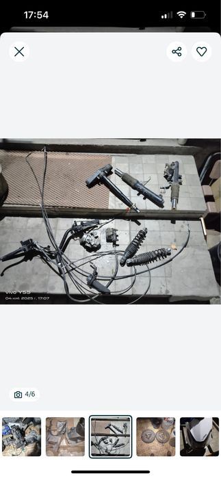 Разбор скутера м12