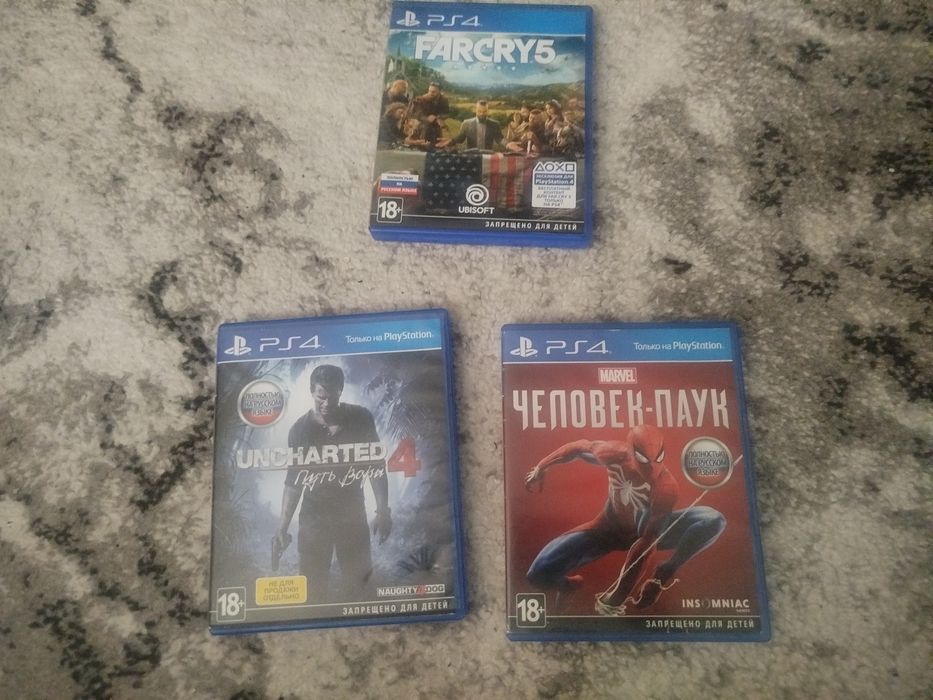 Продам 3 диска на пс 4 в отличном состоянии как диск так и коробка