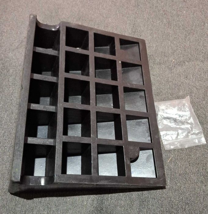 Rampa cauciuc, 48 x 40 x 15 cm, antiderapanta, neagra