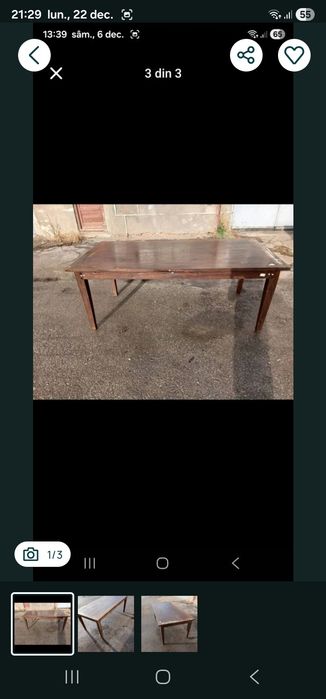 Vänd masa din lemn masiv trebuie vopsite sau asa retro sa rămână 350 l