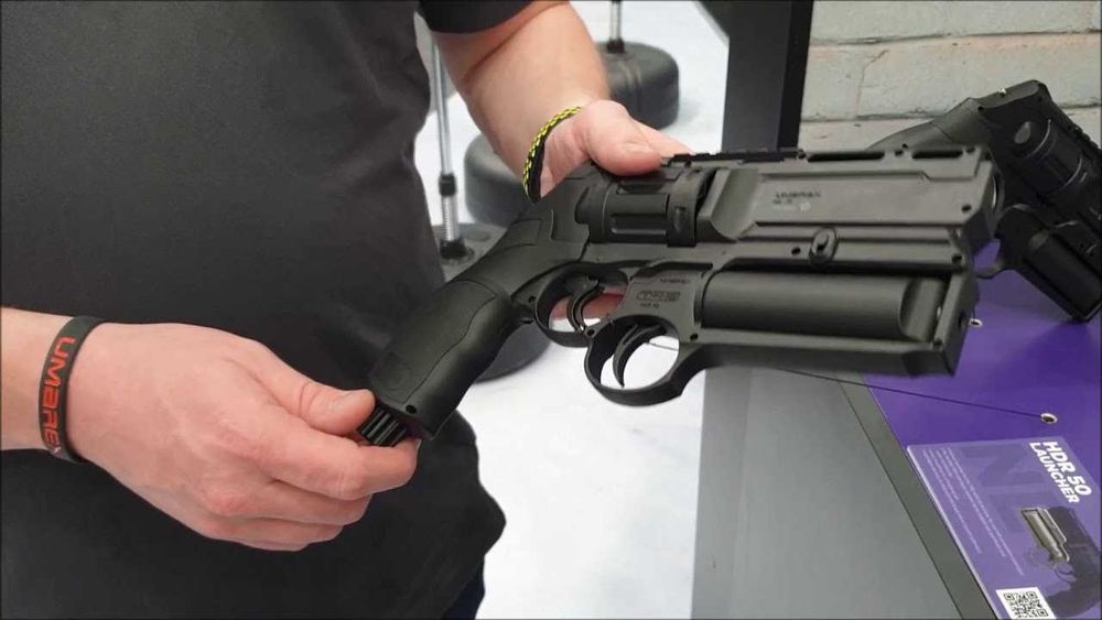 Pistol *17.8 JOULI* V.4 Cu Bile De Cauciuc - HDR HDP Aer Comprimat Co2