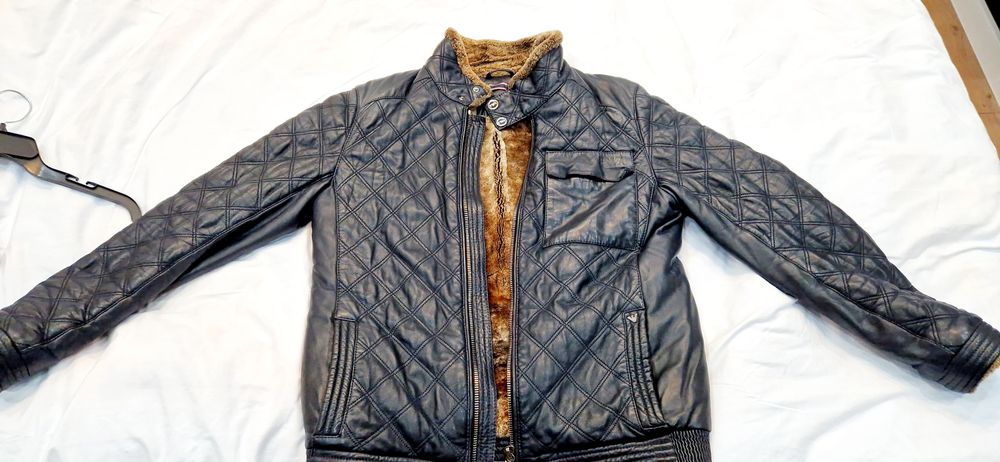 Дубленка кожаная куртка