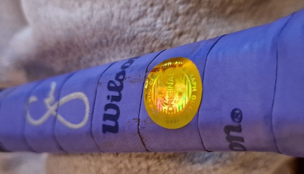 paleta/racheta de tenis Semnata Serena Williams cu certificat de auten