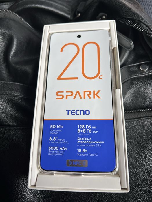 Spark Tacno 20c 256гб новый телефон