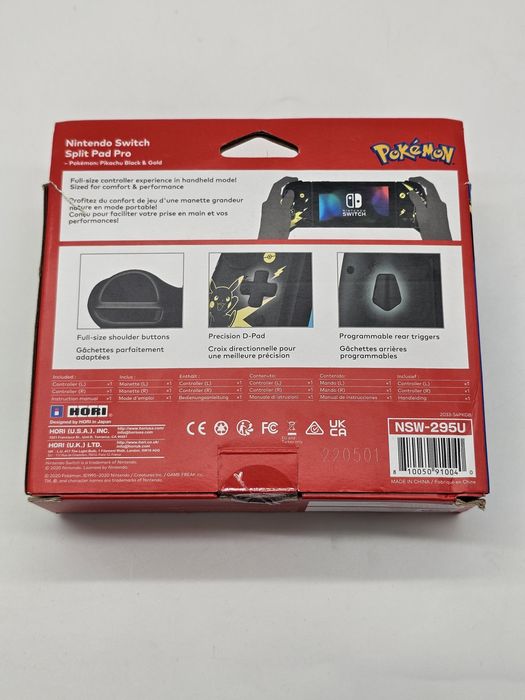 Controllere HORI Split Pad Pro Pikachu Black & Gold