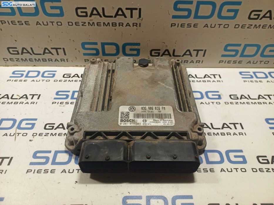ECU Calculator Motor Volkswagen Golf 5 2.0 TDI 2004 - 2008 Cod 03G906016FM 0281011903 [L0720] [L0721]