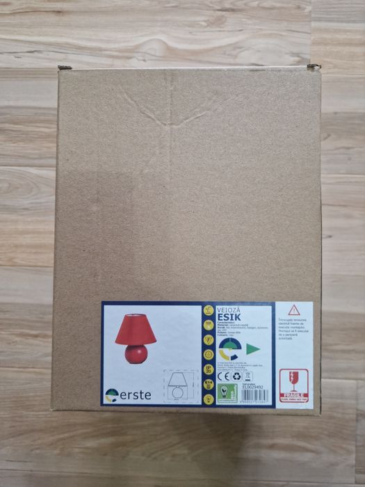 Veioză noptieră ceramică+textil