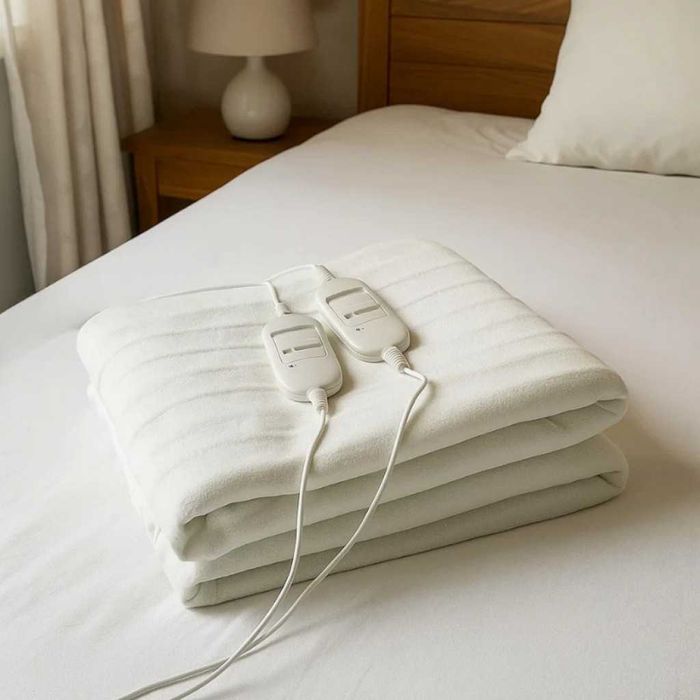 Електрическо двойно одеяло Rosberg RS8510AD – 160×140 см, 2×60W