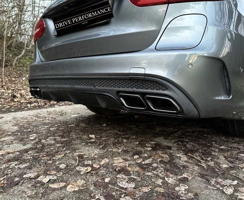 Дифузьор с накиници AMG OPTIK C63 ЗА MERCEDES C-CLASS W205 / S205