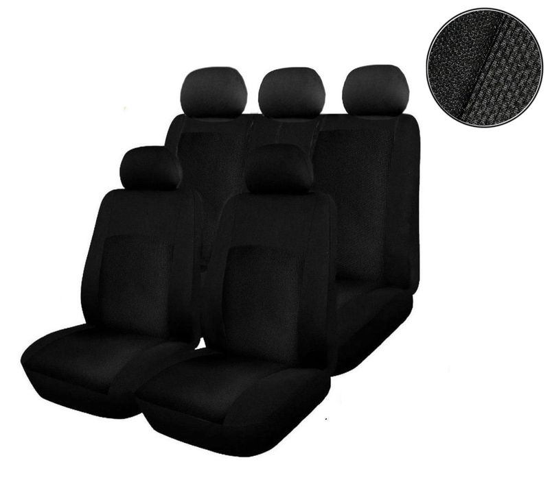 тапицерия за автомобилни седалки ,текстилна 8 части универсална ...