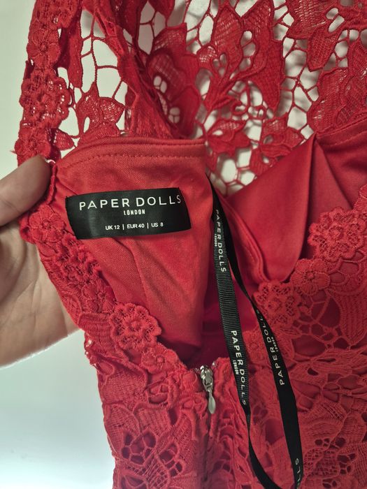 Rochie eleganta dantela Paper Dolls London Marimea M-L EU40