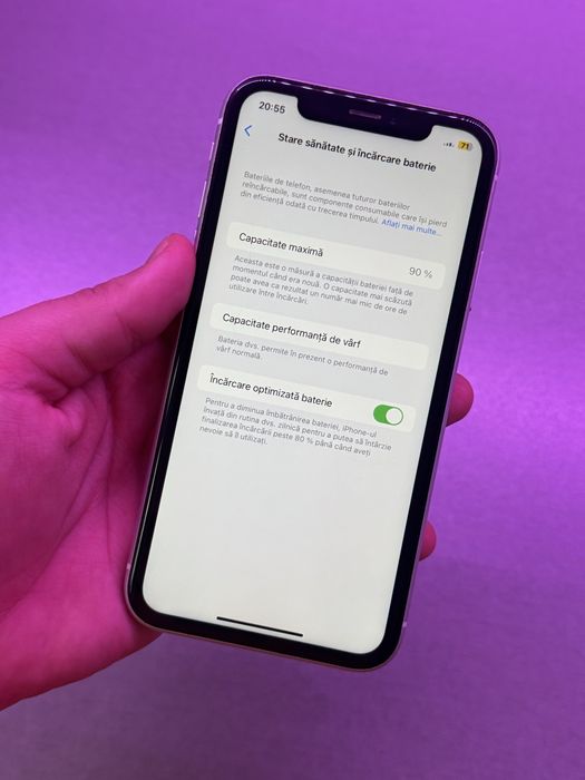 iPhone XR alb -64 Gb /face ID bun -bateria 90 original !