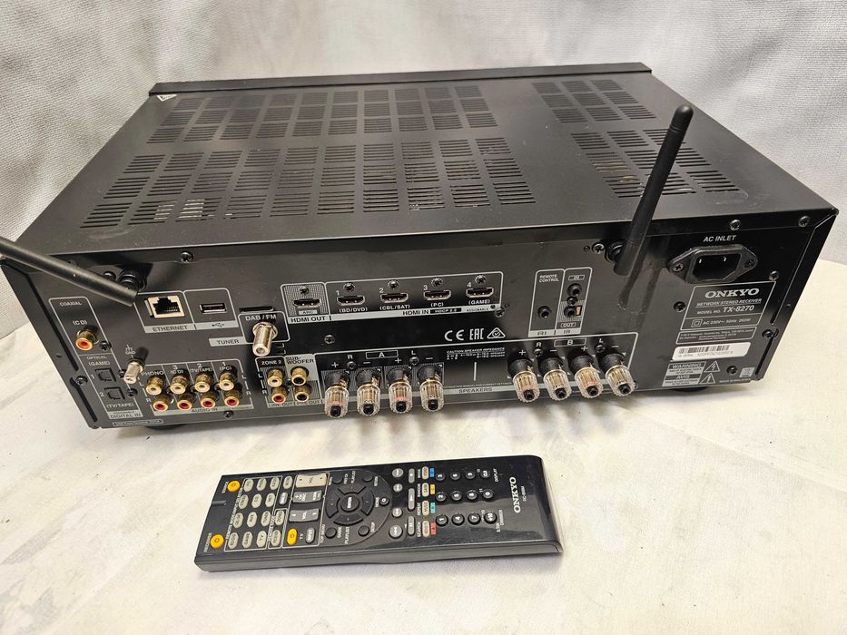 Receiver Stereo Network Onkyo TX-8270 | 4K HDMI, WiFi, Bluetooth, Telecomandă