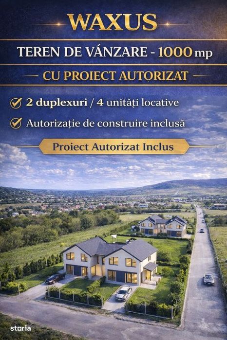 Teren Intravilan - 1000MP I Front la 2 Strazi | AC - Floresti