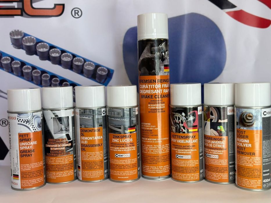 24 Spray curatat frane 850ml aprox 1L XXL.Germania-Jet lung.100% Profi