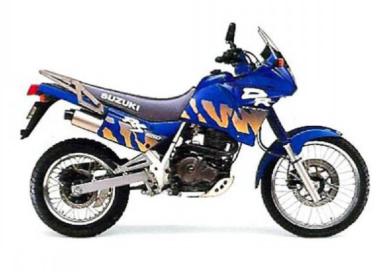 Стикери Сузуки ДР 650 РС 1991-1993г. Suzuki DR 650 RS лепенки 1992