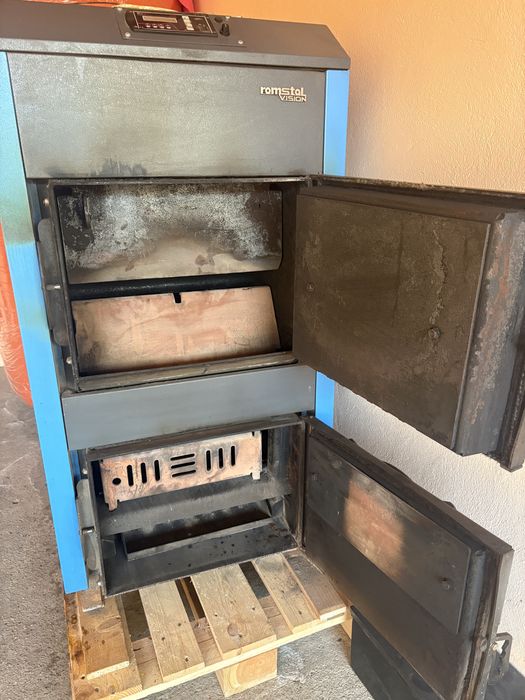 CENTRALA COMBUSTIBIL SOLID 45 kw + PUFER 1000 l FERILI