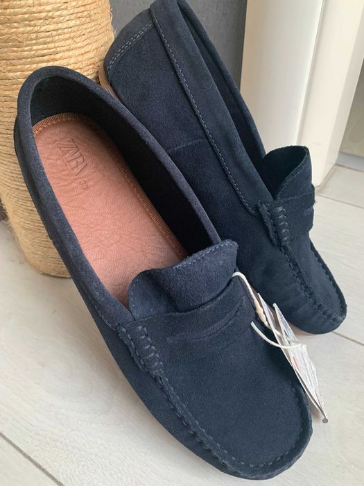 Обувки Zara, естествена кожа