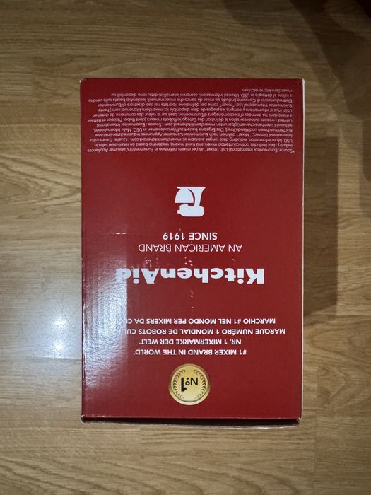 KitchenAid Mixer 9 viteze, Rosu Nou Sigilat