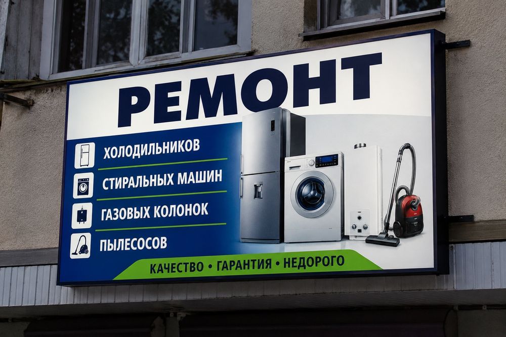 Ремонт стиральных машин, холодильников