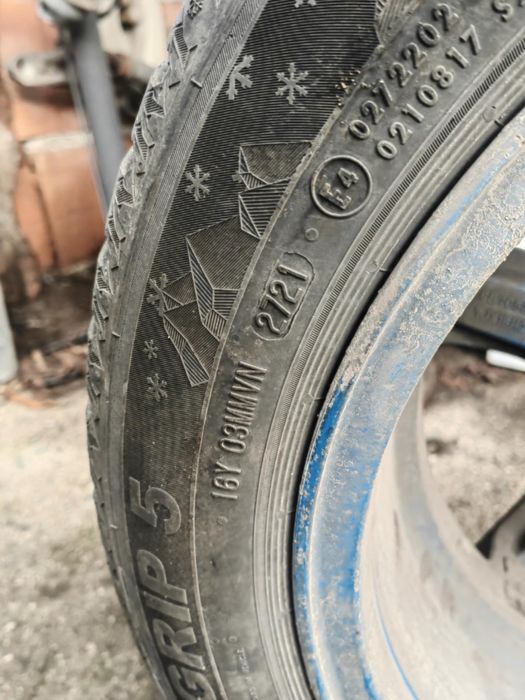 Продавам лети джанти с зимни гуми